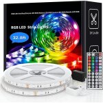 Ruban led 10m bande led rgb avec tlcommande avec 20 changements de couleur 4 modespour pques maison ...