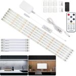 Ruban led blanc froid 3 m�tres bande lumineuse sous armoire de cuisine kit d�clairage led avec t�l�commande ...