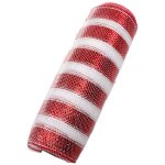 Ruban de nol - einnenffer - filet demballage - rouge et blanc - dcoration polyvalente - durable