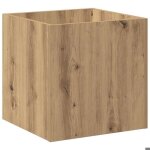 Ruig - neuf jardiniere - bac a fleur jardini�re ch�ne artisanal 40x40x40 cm bois ding�nierie cl26102