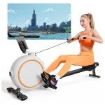 Superun rameur magn�tique - intelligent avec r�sistance magn�tique r�glable 32 niveaux rail de glissement ...