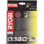 Ryobi - 10 disques diam. 125 mm auto - agrippants pour ponceuse excentrique grain 100 / 120 / 240 / 320 ...