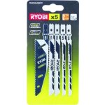 Ryobi - carte 5 lames scie sauteuse flushcut bois 10 tpi chantournage 14 tpi invers 10 tpi - rak05jsbfc ...