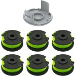 Ryobi rac143 bobine de d�broussailleuse 36v compatible rlt36b33 & ry36lt33a - 0 6 bobines + 1 capuchons ...