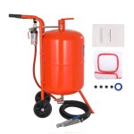 Sableuse - duoku - 757 l - rservoir de sablage abrasif portable haute pression de 60  110 psi - avec ...