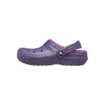 Sabot � enfiler crocs classic lined clog k - violet