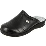Sabot homme mdicale en vritable cuir noir sn101 43