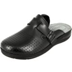 Sabot homme m�dicale en v�ritable cuir noir sn1508 43