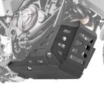 Sabot de protection moteur compatible avec yamaha tenere 700 21 - 24 aluminium sk2 noir motoguard