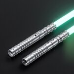 Sabre laser enfants et adultes lightsaber lot de 2 pe lumineuse rechargeable usb lumineux avec manche ...