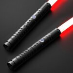 Sabre laser lischwert 2 en 1 m�tal connectable 7 couleurs rvb effets sonores