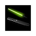 Sabre laser rgb - ulisem - rechargeable - 7 couleurs - effets sonores - manche aluminium