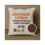Sac 25kg sable abrasif garnet mesh 30 - 60a + - equipement express sicoba - pour sableuse a�rogommeuse ...