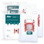 Sacs pour aspirateur bosch siemens s�rie 2 4 6 8 - lot de 12 - synth�tiques - rempla�ant