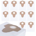 Sacs aspirateur synth�tiques 30l 65x45 cm ? set 10 pi�ces microfibre haute filtration compatible parkside ...