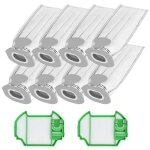 Sacs et filtres pour vorwerk kobold vk7 / fp7 ? 8 sacs microfiltrants + 2 filtres
