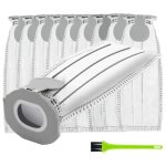Sacs aspirateur vorwerk kobold vk7 / fp7 - lot de 10 + brosse non - tiss� haute filtration