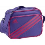 Sac bandoulire - adidas - enamel - pourpre et rose - 100% polyester - poche zippe
