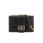 Sac bandoulire armani exchange femme monogram noir polyurethane