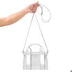 Sac � bandouli�re - case - mate - micro tote bag - �tanche - transparent - holographique