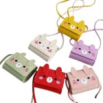 Sac � bandouli�re � cordon pour enfants violet sac � bandouli�re en peluche petit lapin sac � main d�contract� ...