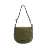 Sac bandoulire en cuir italien little citizen kaki