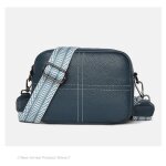 Sac bandoulire femme ecelen - sac femme en cuir vritable sac bandoulire haut de gamme - bleu marine ...