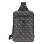 Sac en bandouli�re - guess - milano crossover - noir - gris - 100% polyur�thane
