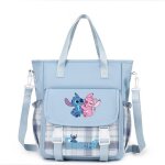 Sac bandoulire  imprim dessin anim stitch grande capacit poches multiples nylonpour filles et aux ...