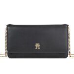 Sac bandouli�re noir femme tommy hilfiger refined chain
