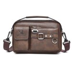 Sac bandouli�re vintage en cuir pour homme id�al pour les voyages la randonn�e et le travail style moderne ...