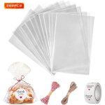 Sacs � biscuits 200 pcs sachets transparents bonbons pour emballer des biscuits g�teau au chocolat confiserie ...