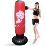 Sac de boxe gonflable 160cm sur pied - punching - ball autoportant pour fitness et entra�nement - pour ...
