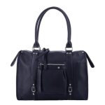 Sac cabas en bandouli�re multipoches pour femme - flora co paris - bleu - synth�tique