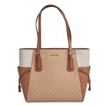 Sac cabas pour femme voyager grand format 35s5gv6t7b - beige - blanc