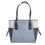 Sac cabas pour femme voyager grand format 35s5sv6t7b - blanc bleu