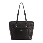 Sac cabas porté épaule - sac tote shopping similicuir - david jones paris - taille grande - couleur noir ... Sac cabas porté épaule - sac tote shopping similicuir - david jones paris - taille grande - couleur noir ...