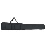 Sac de canne � p�che - vidaxl - 160 cm - noir - tissu oxford 600d - rev�tement pvc - bandouli�re r�glable ...