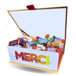 Collection merci mug garni dun assortiment de 20 chocolats milka kinder celebrations ide cadeau matresses ...