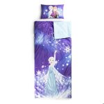 Sac de couchage disney la reine des neiges avec oreiller intgr ensemble couverture et oreiller.