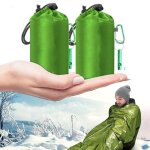 Sac de couchage durgence - sac de couchage de survie - 2 pices - sac de couchage dextrieur - avec sac ...