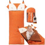 Sac de couchage enfant rectangulaire duvet - skandika soti - 170 x 65 cm - 3 saisons - camping rando ...