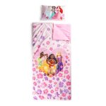 Sac de couchage princesses disney avec oreiller intgr ensemble couverture et oreiller.
