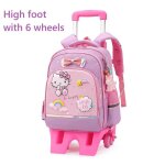 Sac décole à roulettes mignon pour étudiants et enfants hello kitty sanrio anime nouveau sac de grande ... Sac décole à roulettes mignon pour étudiants et enfants hello kitty sanrio anime nouveau sac de grande ...