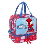 Sac � d�jeuner enfant - safta - m040 - multicolore - 20x15x20 cm - polyester - fermeture �clair - rouge ...