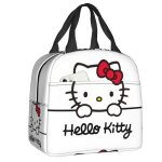Sac  djeuner hello kitty cat - glacire tanche - bote  bento isotherme thermique pour femmes et ...