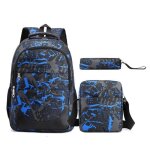 Sacs  dos 3 en 1 - 14 x 28 x 44 cm - cartable garcon primaire - sac a dos garcon primaire sacs scolaires ...