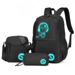Sac  dos 30x14x45cm lot de 3 stitch sac a dos pour enfants sac  bandoulire et trousse  crayons pour ...