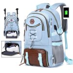 Sac  dos 40l lger polyvalent avec compartiment  chaussures usb idal randonne / voyage / cole pour ...