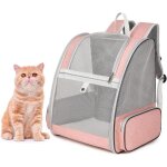 Sac  dos pour animaux de compagnie - sac de transport pour chiens et chats - respirant et pliable - ...